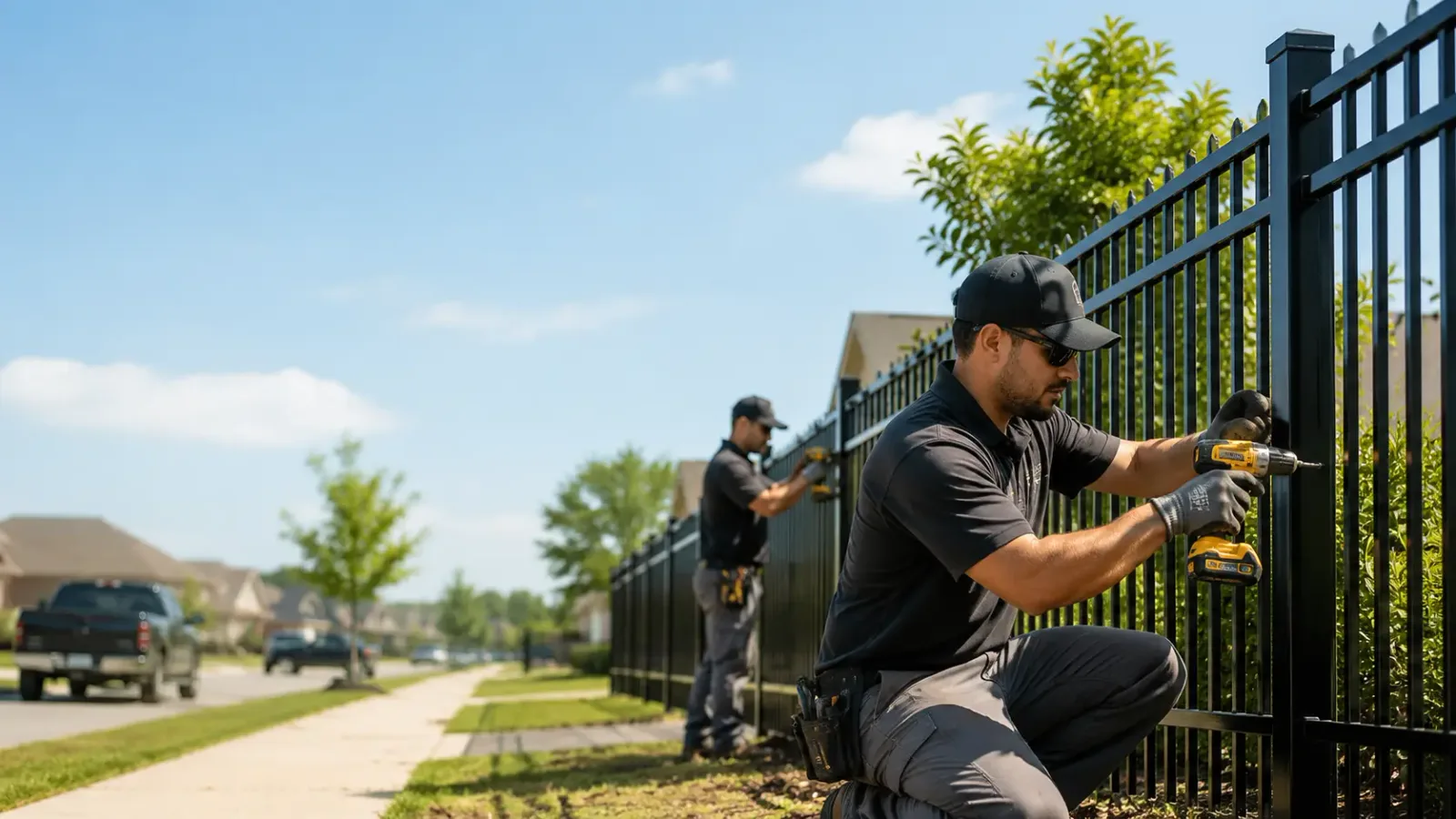 Metal Fence Installation in Sorento, IL